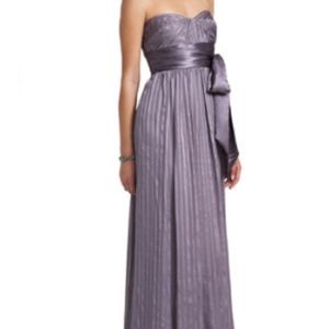Bcbgmaxazria Lila Strapless Silk chiffon MaxiDress